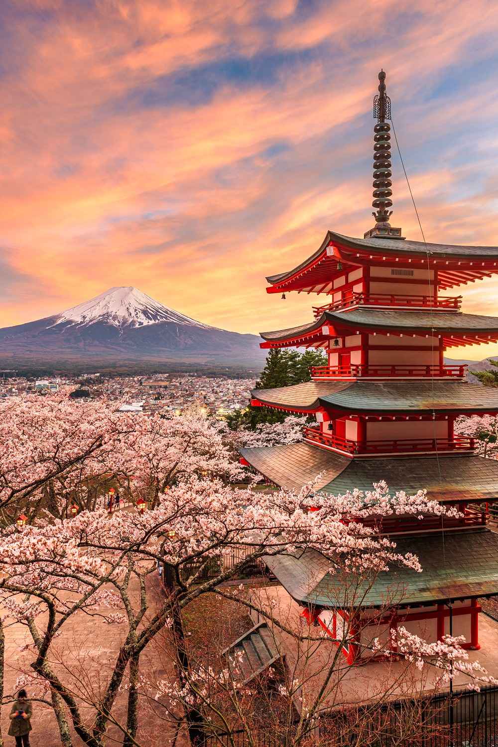 Scenic pagoda view